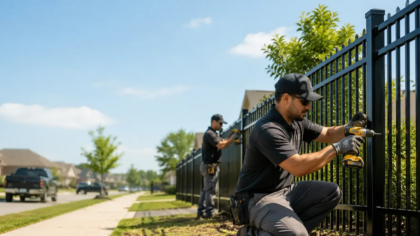 Metal Fence Installation in Battle Ground, WA